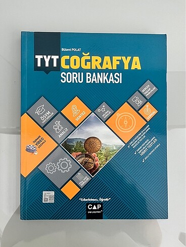 YKS KİTAPLARI çap yayınları tyt çoğrafya test kitabı