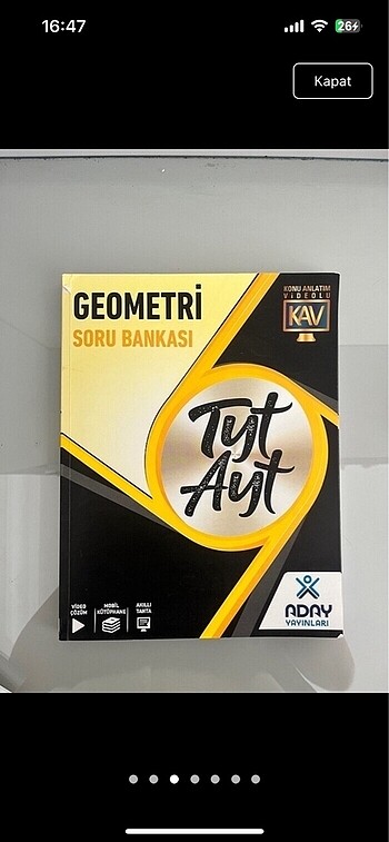 geometri soru bankası yks kitapları
