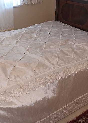  Beden beyaz Renk Beyaz Yatak Örtüsü