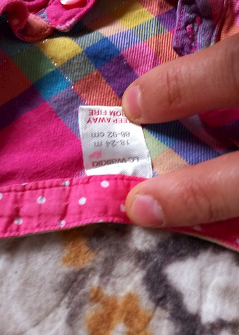 Renkli Uzun Kollu Kız Gömlek - Görsel 4