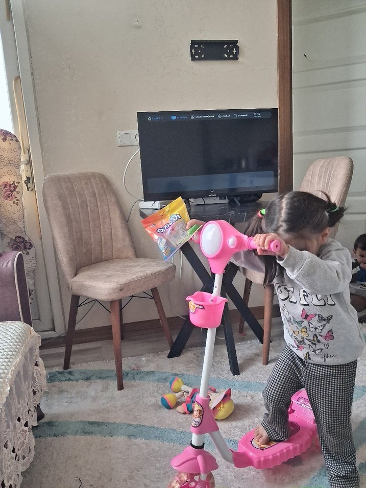 Pembe Çocuk Scooter'ı - Görsel 5