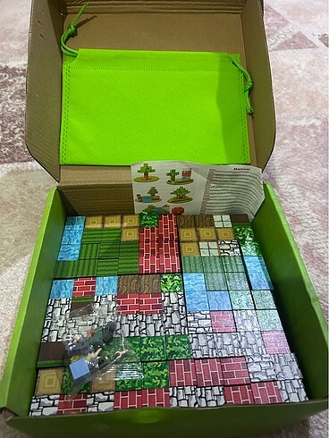 Diğer 350 parça manyetik blok Minecraft seti