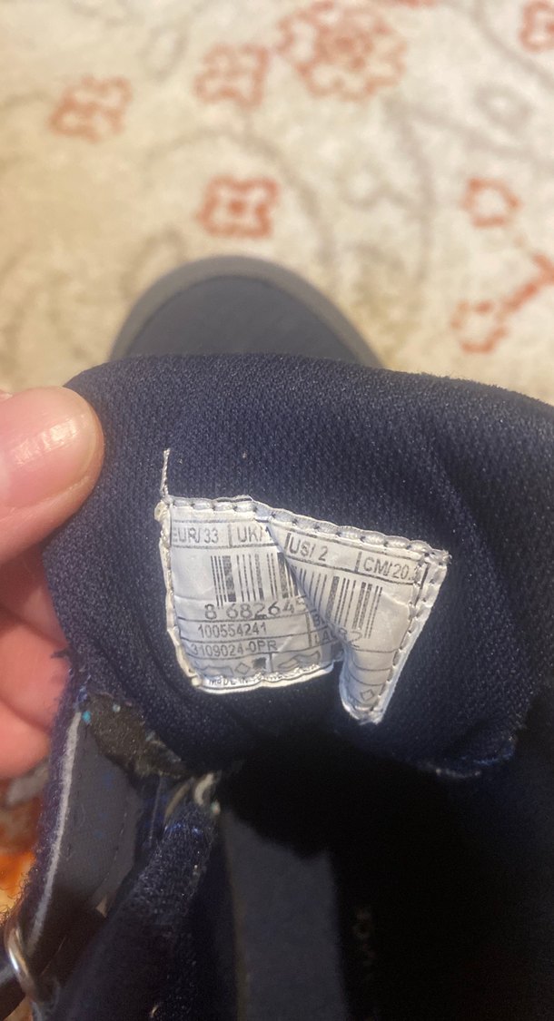 Mavi Gri Erkek Çocuk Cırt Cırtlı Bot - Görsel 3