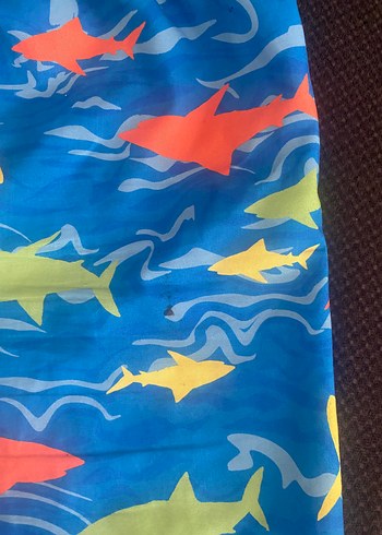 Renkli Batik Desenli Şort - Görsel 3