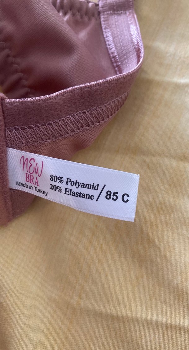 Bej Vintage Bohem Tarzı Parlak Sütyen - Görsel 3