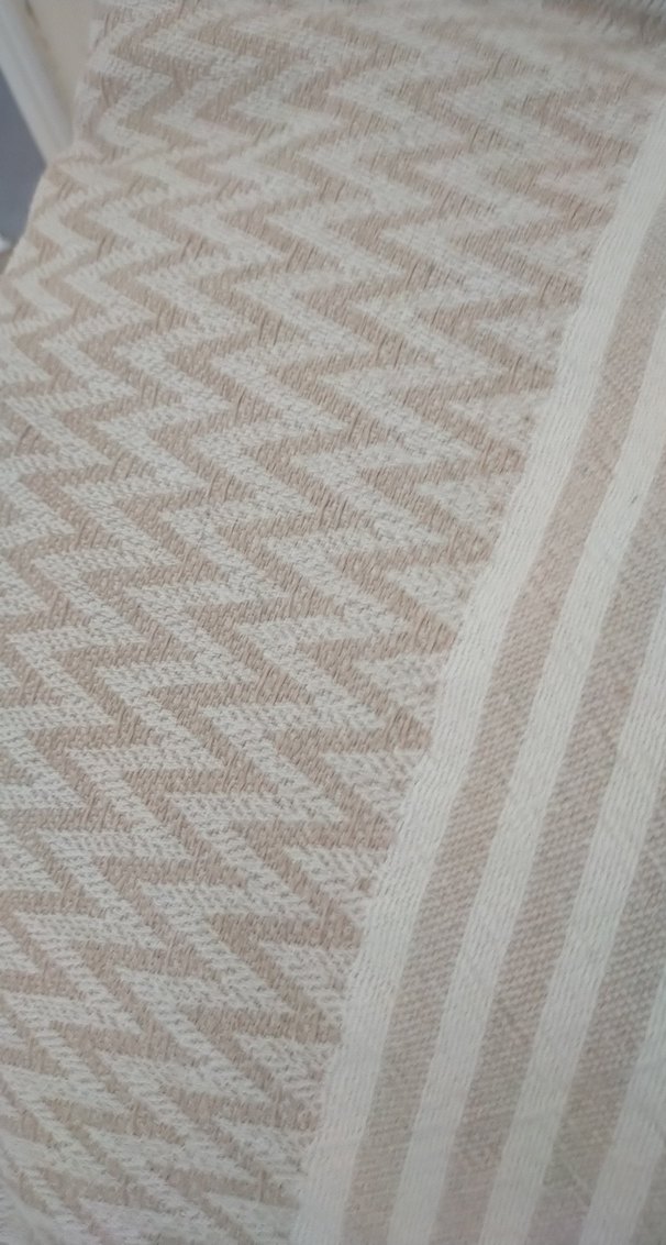 Krem vizon  koltuk örtüsü - Görsel 2