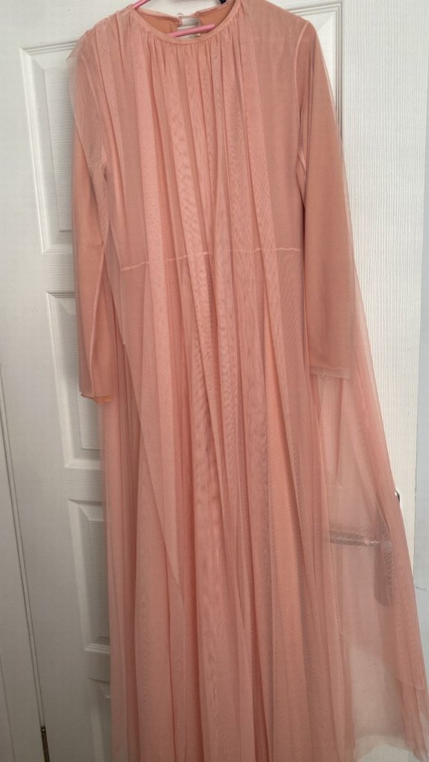 Püsküllü Uzun nikah kına nişan düğün Abiye Elbise Hilal Oğuzkan - Görsel 4