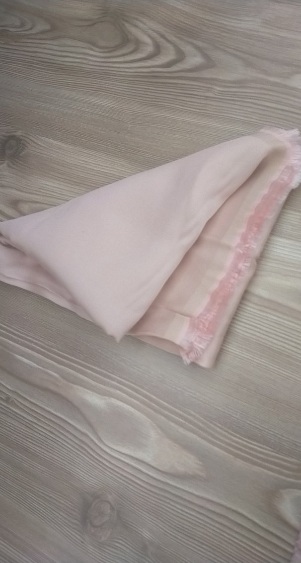 Pudra Pembe Uzun Drapeli Abiye mezuniyet kına nişan Elbisesi - Görsel 2