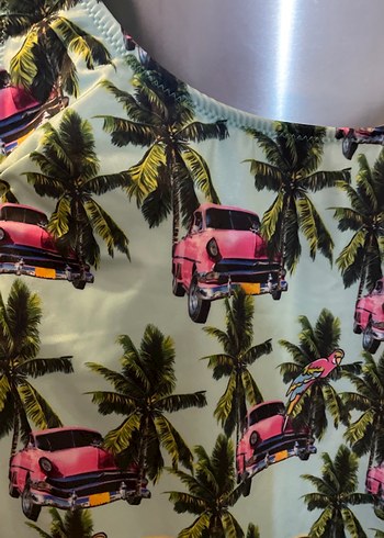 Bohem Tarzı Baskılı Mini Mayo - Görsel 5