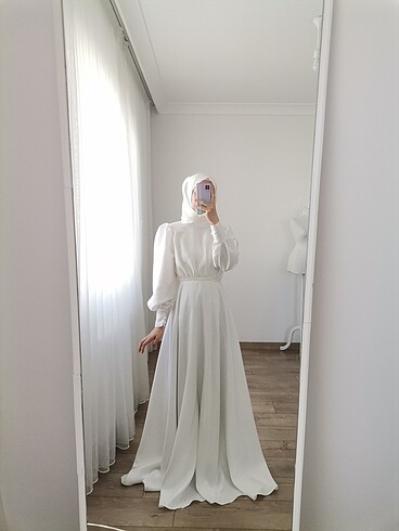 Tesettür Nikah Çekim elbisesi