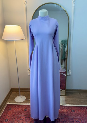 Lila tesettür abiye - Görsel 2