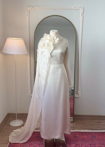 Tesettür nişan çekim abiyesi - Görsel 2