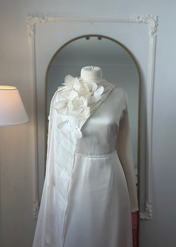 Tesettür nişan çekim abiyesi - Görsel 3