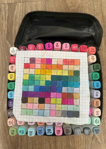 100lü marker kalem seti