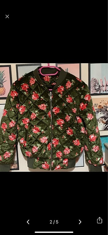 Zara Bomber ceket kadife ceket