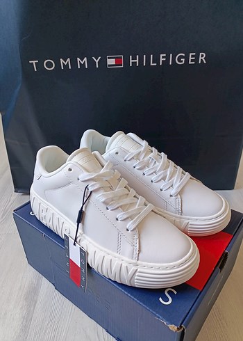 Tommy Hilfiger Beyaz Kadın Spor Ayakkabı