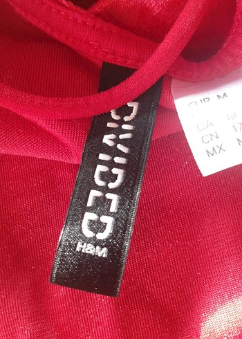 Kırmızı Kadife Askılı Bady - Görsel 10