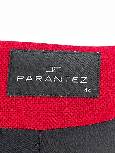 44 Beden kırmızı Renk Parantez Blazer %70 İndirimli.