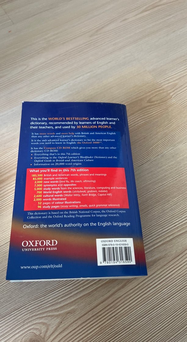Oxford Dictionary sözlük - Görsel 3