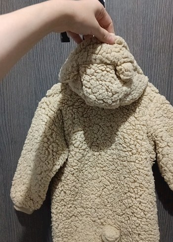 Kürklü Kapüşonlu Bebek Tulumu - Görsel 10