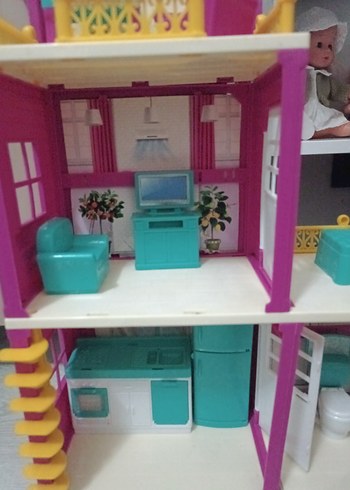 Lolanın Düşler Evi Üç Katlı Oyuncak Ev - Görsel 4