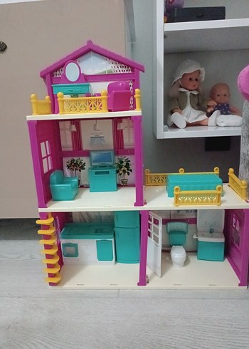 Lolanın Düşler Evi Üç Katlı Oyuncak Ev - Görsel 3