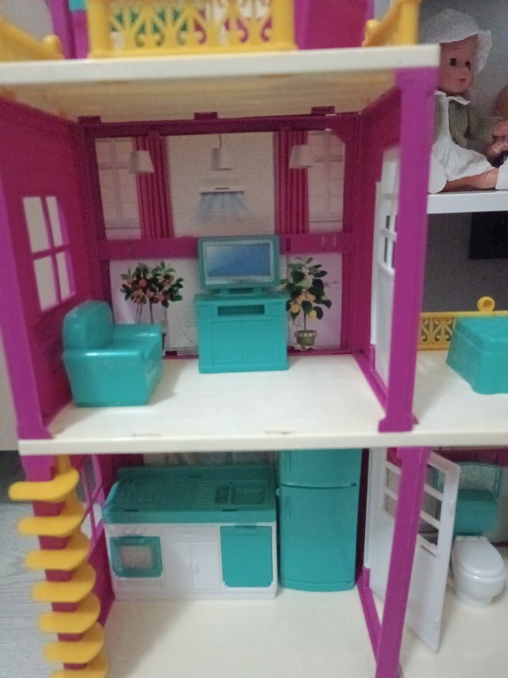 Lolanın Düşler Evi Üç Katlı Oyuncak Ev - Görsel 4