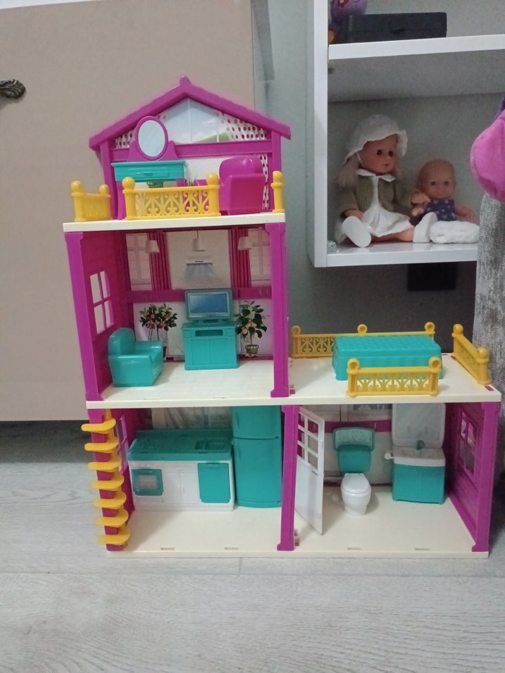 Lolanın Düşler Evi Üç Katlı Oyuncak Ev - Görsel 3