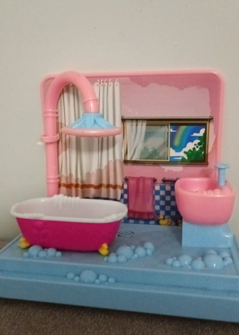 Pastel Pembe Oyuncak Banyo Seti - Görsel 3