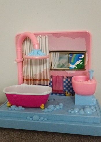 Pastel Pembe Oyuncak Banyo Seti - Görsel 2