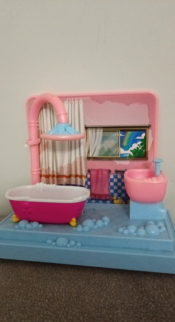 Pastel Pembe Oyuncak Banyo Seti - Görsel 2