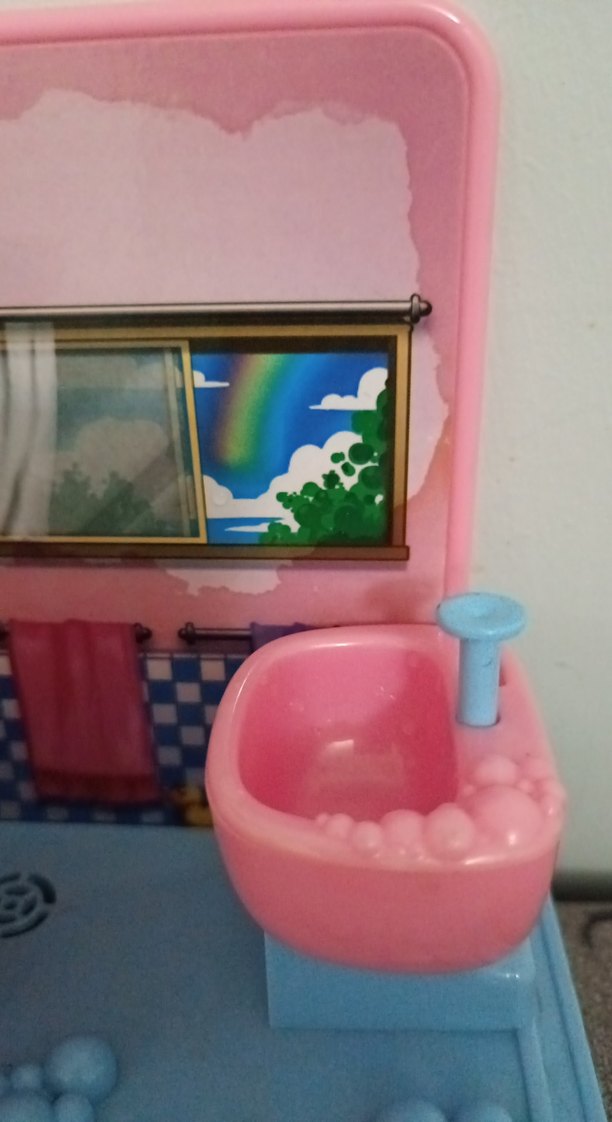 Pastel Pembe Oyuncak Banyo Seti - Görsel 5