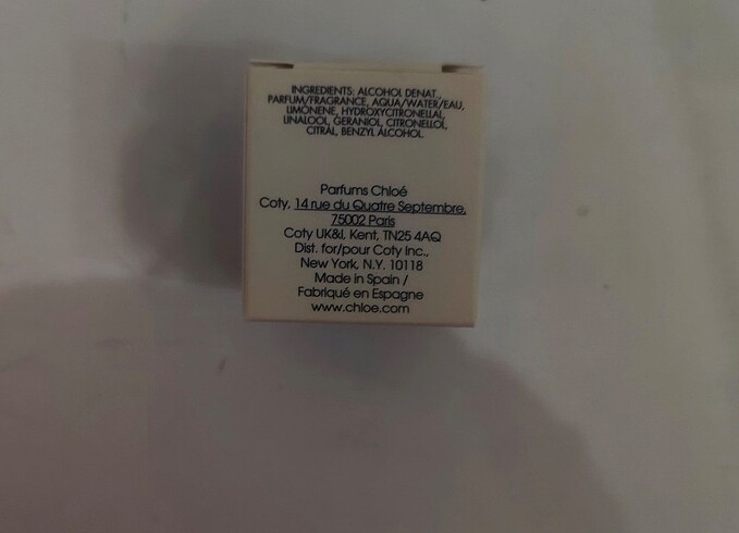 Beden Chloe lumineuse eau de parfum mini