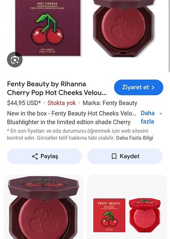 Fenty Beauty Fenty beauty cherry pop blush allık