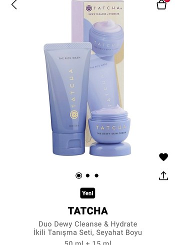 TATCHA Duo Dewy Cleanse & Hydrate Seyahat Seti