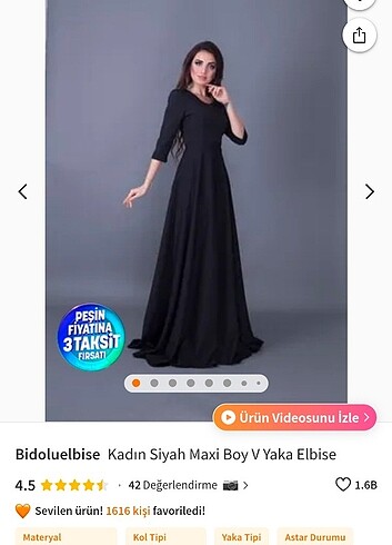 m Beden Elbise
