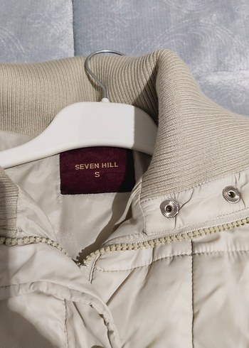 Bej Düğmeli Günlük Midi Mont - Görsel 6