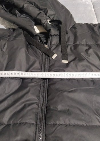 Kadın Siyah Uzun Kışlık Mont - Görsel 3