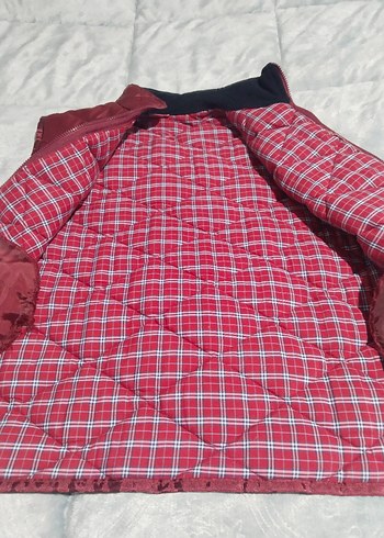 Bordo Fermuarlı unisex Yelek - Görsel 3