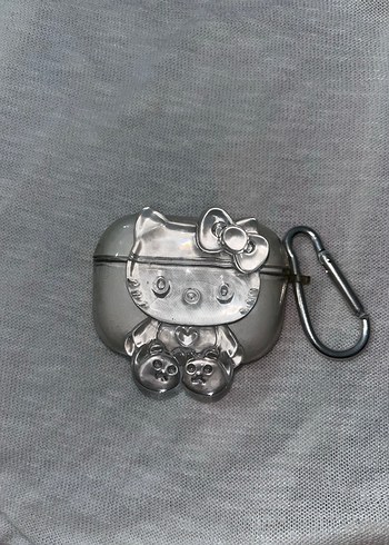 şeffaf hello kitty figürlü airpods kılıfı