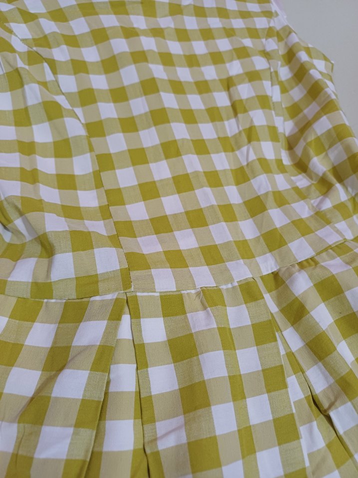 Kareli Pilili Elbise - Görsel 2