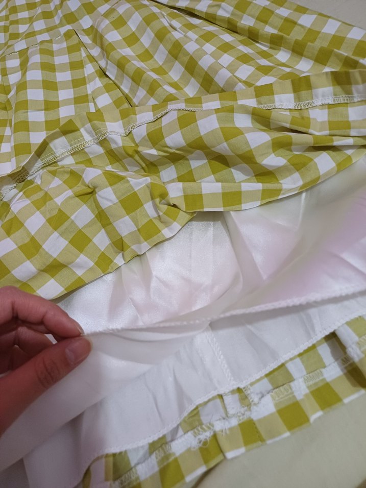 Kareli Pilili Elbise - Görsel 4