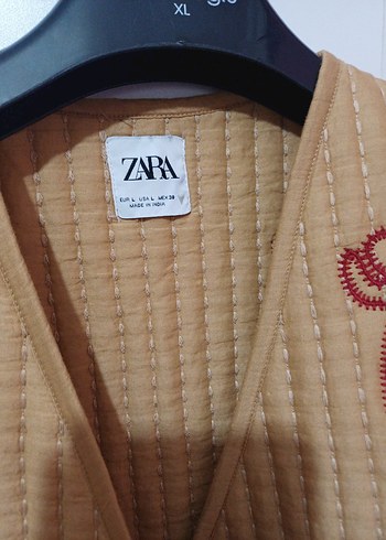 Zara Nakışlı Bohem Kadın Yelek - Görsel 2