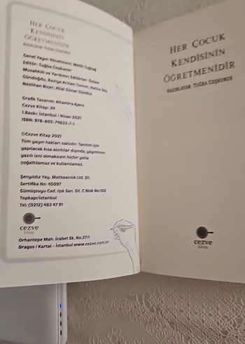  Her Çocuk Kendisinin Öğretmenidir Kitabı