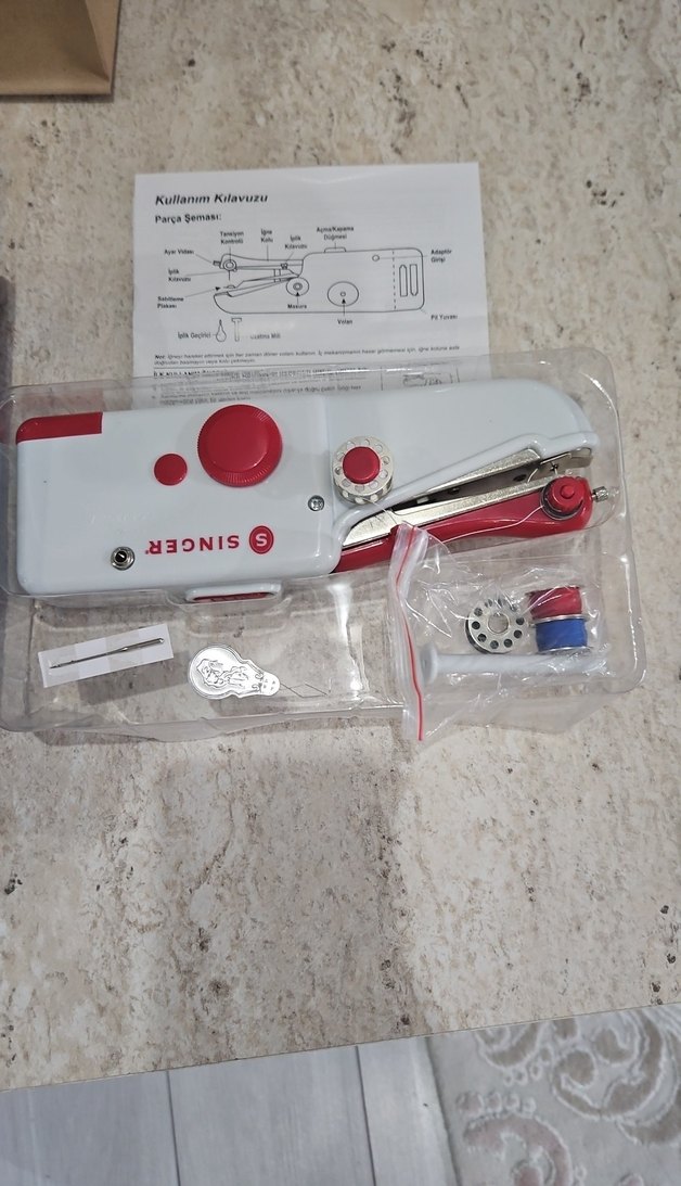 Singer El Dikiş Makinası Beyaz - Görsel 2