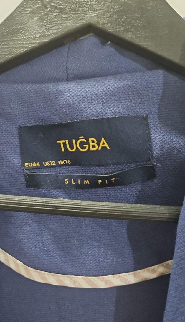 Lacivert Uzun  ceket - Görsel 2