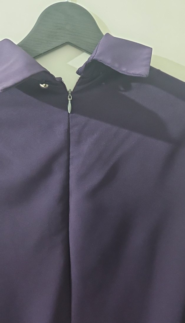 Uzun Mor Drape Kadın Tunik Refka marka - Görsel 2