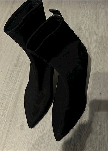 Stradivarius dalgiç kumaş sSüet Stiletto Topuklu Bot dalgiç kuma
