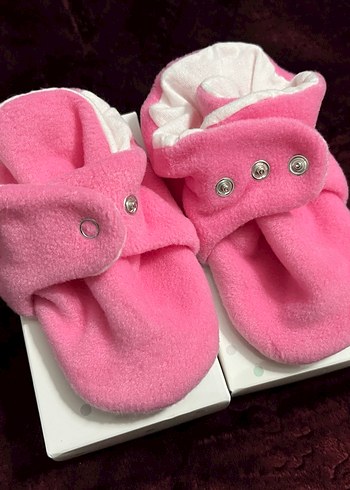 Babyzilla panduf patik pembe ve bej - Görsel 2