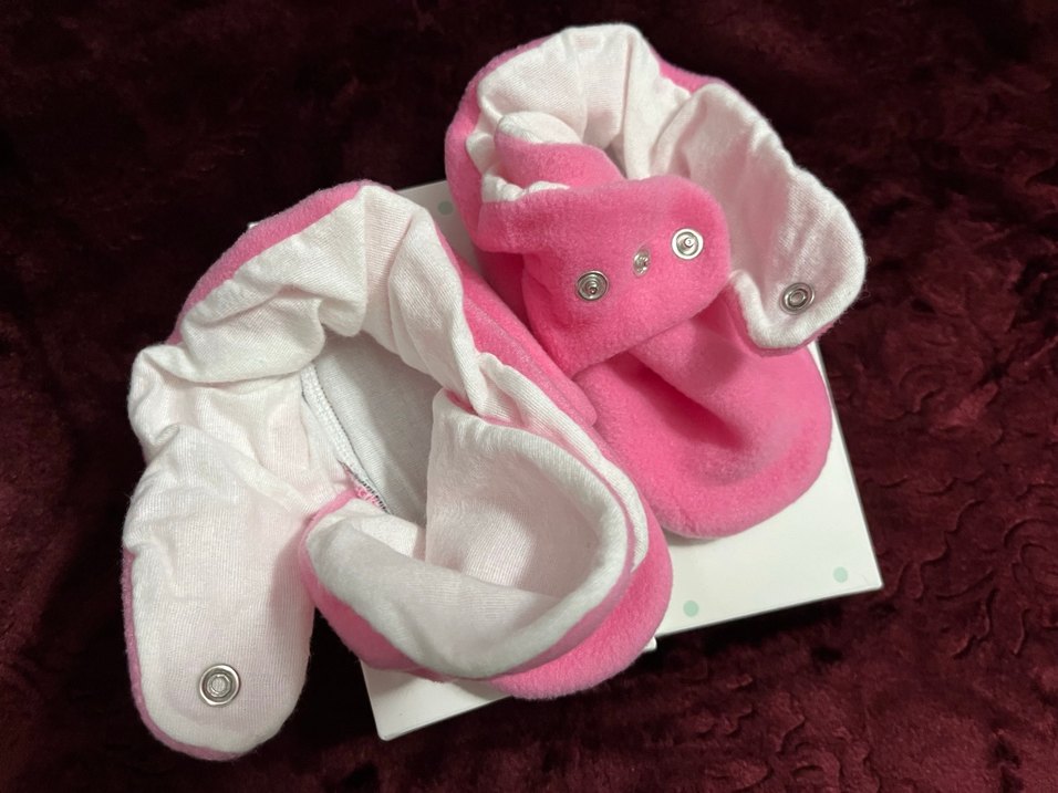 Babyzilla panduf patik pembe ve bej - Görsel 5